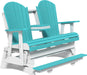 Luxcraft Counter Height Recycled Plastic 5' Adirondack Balcony Glider