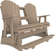 Luxcraft Counter Height Recycled Plastic 5' Adirondack Balcony Glider