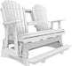Luxcraft Counter Height Recycled Plastic 5' Adirondack Balcony Glider