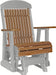 LuxCraft Antique Mahogany 2 foot Classic Highback Recycled Plastic Glider Chair