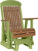 LuxCraft Antique Mahogany 2 foot Classic Highback Recycled Plastic Glider Chair
