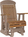 LuxCraft Antique Mahogany 2 foot Classic Highback Recycled Plastic Glider Chair