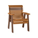 LuxCraft Cedar 2' Rollback Recycled Plastic Chair