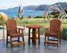 LuxCraft Antique Mahogany Poly Balcony Table Dining Sets