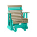LuxCraft Weatherwood 2 foot Rollback Recycled Plastic Glider Chair