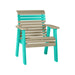 LuxCraft Weatherwood 2' Rollback Recycled Plastic Chair