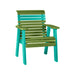 LuxCraft Lime Green 2' Rollback Recycled Plastic Chair