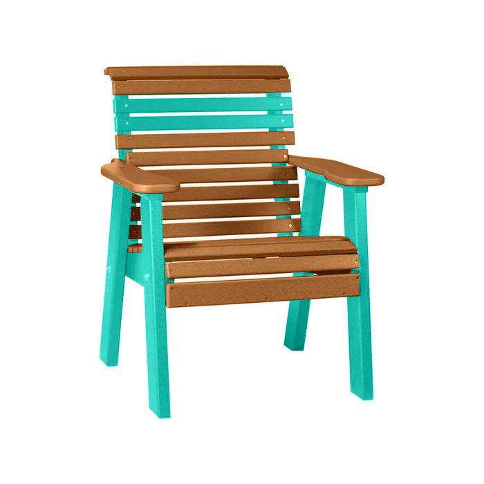 LuxCraft Cedar 2' Rollback Recycled Plastic Chair