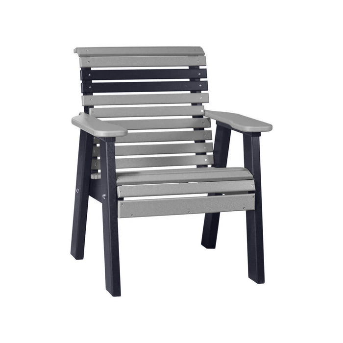 LuxCraft Slate 2' Rollback Recycled Plastic Chair