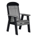 LuxCraft Slate 2' Classic Highback Recycled Plastic Chair
