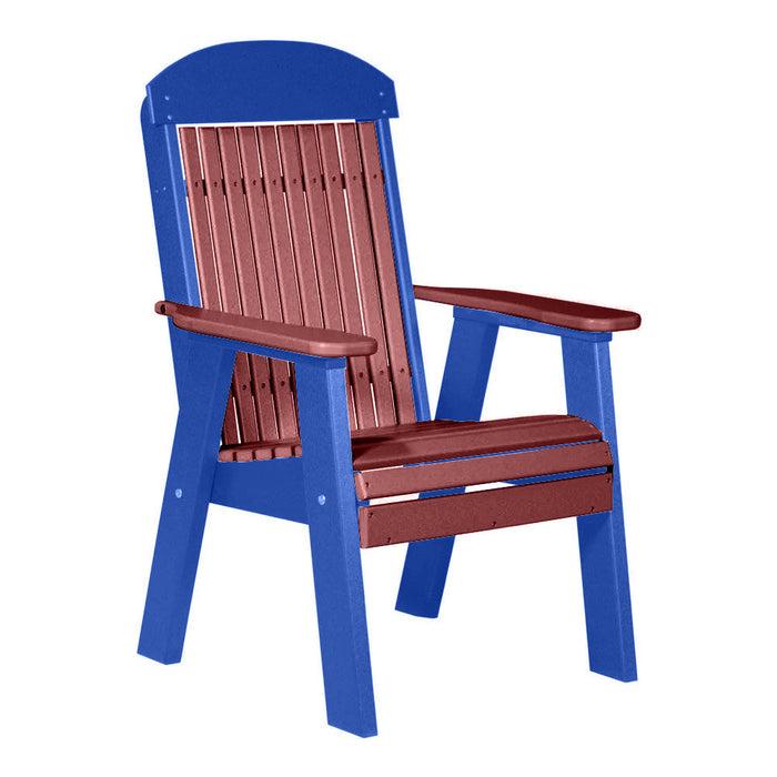 LuxCraft Cherrywood 2' Classic Highback Recycled Plastic Chair