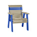 LuxCraft Weatherwood 2' Rollback Recycled Plastic Chair