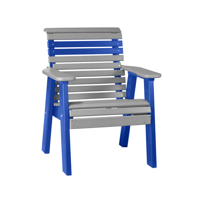 LuxCraft Slate 2' Rollback Recycled Plastic Chair