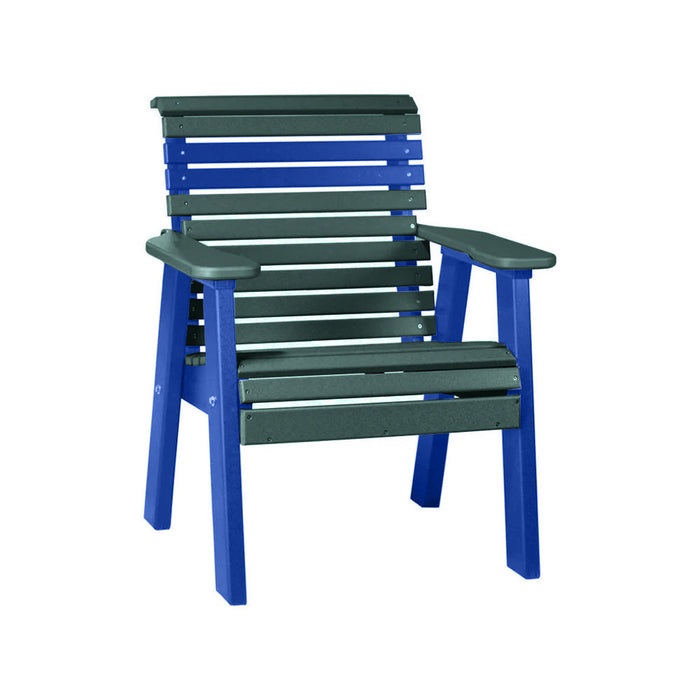 LuxCraft Green 2' Rollback Recycled Plastic Chair