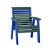 LuxCraft Green 2' Rollback Recycled Plastic Chair
