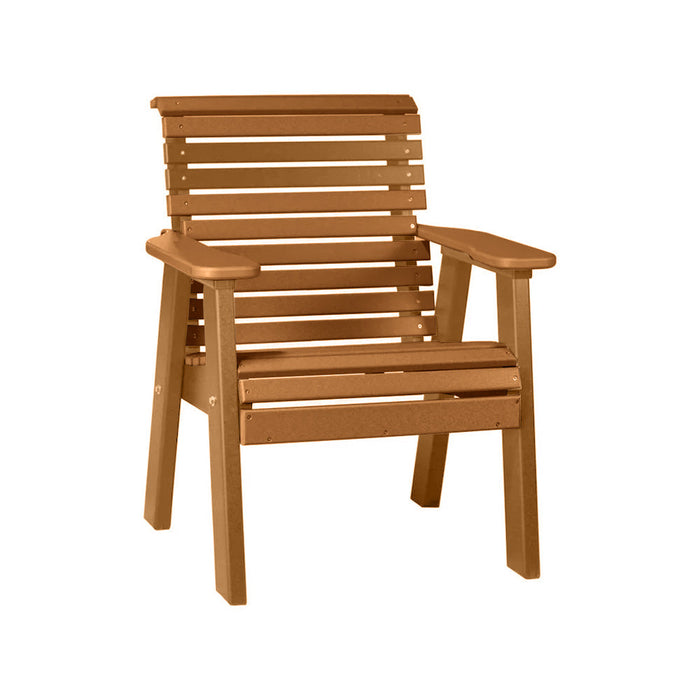 LuxCraft Cedar 2' Rollback Recycled Plastic Chair