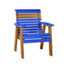 LuxCraft Blue 2' Rollback Recycled Plastic Chair