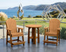 LuxCraft Antique Mahogany on Cedar Poly Balcony Dining Table Sets
