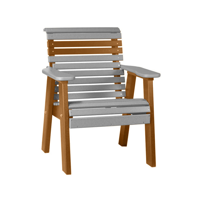 LuxCraft Slate 2' Rollback Recycled Plastic Chair