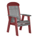 LuxCraft Slate 2' Classic Highback Recycled Plastic Chair