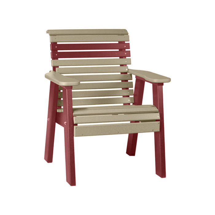 LuxCraft Weatherwood 2' Rollback Recycled Plastic Chair
