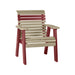 LuxCraft Weatherwood 2' Rollback Recycled Plastic Chair