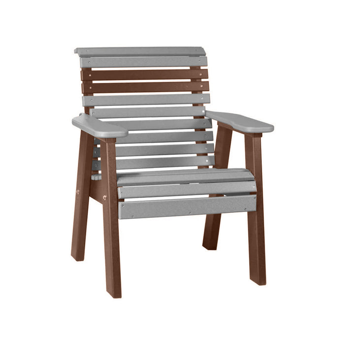 LuxCraft Slate 2' Rollback Recycled Plastic Chair