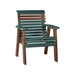 LuxCraft Green 2' Rollback Recycled Plastic Chair