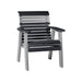 LuxCraft Black 2' Rollback Recycled Plastic Chair