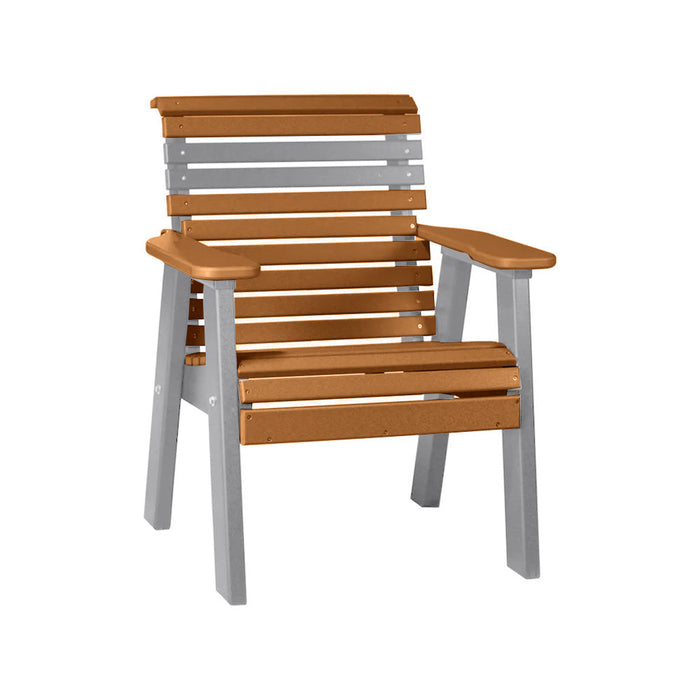 LuxCraft Cedar 2' Rollback Recycled Plastic Chair