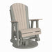 LuxCraft Birch 2 foot Classic Highback Recycled Plastic Swivel Glider Chair