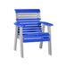 LuxCraft Blue 2' Rollback Recycled Plastic Chair