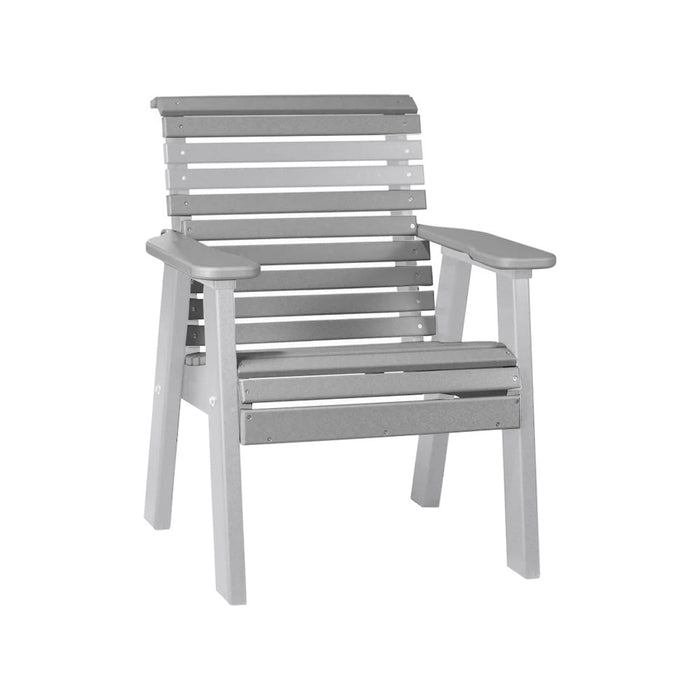 LuxCraft Slate 2' Rollback Recycled Plastic Chair