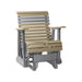 LuxCraft Weatherwood 2 foot Rollback Recycled Plastic Glider Chair