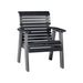 LuxCraft Black 2' Rollback Recycled Plastic Chair