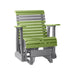 LuxCraft Lime Green 2 foot Rollback Recycled Plastic Glider Chair