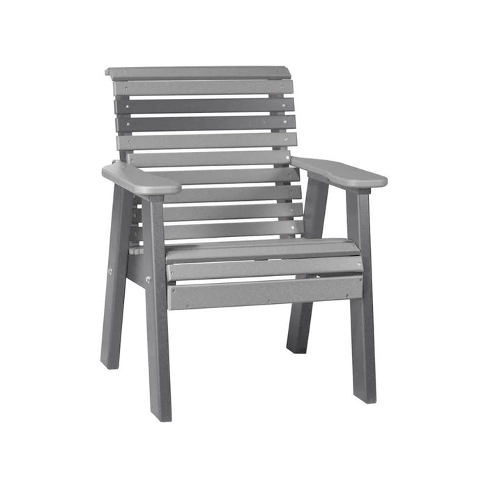 LuxCraft Slate 2' Rollback Recycled Plastic Chair