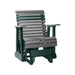 LuxCraft Slate 2 foot Rollback Recycled Plastic Glider Chair