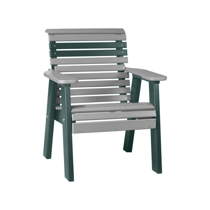 LuxCraft Slate 2' Rollback Recycled Plastic Chair
