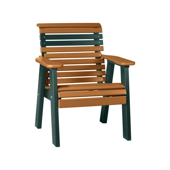 LuxCraft Cedar 2' Rollback Recycled Plastic Chair