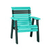 LuxCraft Aruba Blue 2' Rollback Recycled Plastic Chair