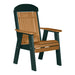 LuxCraft Cedar 2' Classic Highback Recycled Plastic Chair