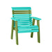 LuxCraft Aruba Blue 2' Rollback Recycled Plastic Chair