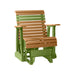 LuxCraft Cedar 2 foot Rollback Recycled Plastic Glider Chair