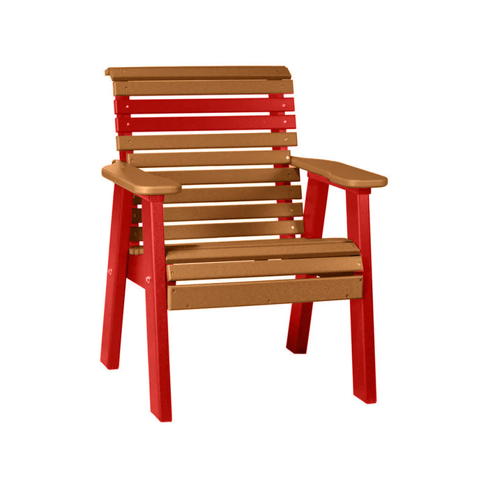LuxCraft Cedar 2' Rollback Recycled Plastic Chair