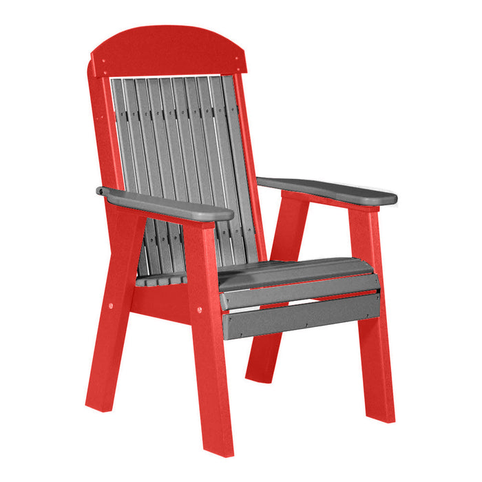 LuxCraft Slate 2' Classic Highback Recycled Plastic Chair