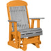 LuxCraft Slate 2 foot Classic Highback Recycled Plastic Glider Chair
