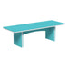 LuxCraft Urban 8ft Recycled Plastic Rectangular Outdoor Dining Table (36" x 96")