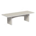 LuxCraft Urban 8ft Recycled Plastic Rectangular Outdoor Dining Table (36" x 96")