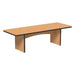LuxCraft Urban 8ft Recycled Plastic Rectangular Outdoor Dining Table (36" x 96")